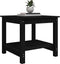 vidaXL - Salontafel - 50x50x45 - cm - massief - grenenhout - zwart