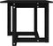 vidaXL - Salontafel - 50x50x45 - cm - massief - grenenhout - zwart