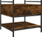vidaXL - Salontafel - 50x50x50 - cm - bewerkt - hout - gerookt - eikenkleurig