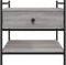 vidaXL - Salontafel - 50x50x50 - cm - bewerkt - hout - grijs - sonoma