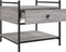 vidaXL - Salontafel - 50x50x50 - cm - bewerkt - hout - grijs - sonoma