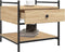 vidaXL - Salontafel - 50x50x50 - cm - bewerkt - hout - sonoma - eikenkleurig
