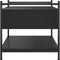 vidaXL - Salontafel - 50x50x50 - cm - bewerkt - hout - zwart