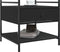 vidaXL - Salontafel - 50x50x50 - cm - bewerkt - hout - zwart