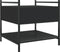 vidaXL - Salontafel - 50x50x50 - cm - bewerkt - hout - zwart