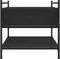 vidaXL - Salontafel - 50x50x50 - cm - bewerkt - hout - zwart
