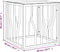vidaXL - Salontafel - 50x50x50 - cm - roestvrij - staal - en - glas - zilverkleurig