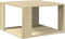 vidaXL - Salontafel - 51,5x51,5x30 - cm - bewerkt - hout - sonoma - eikenkleurig