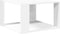 vidaXL - Salontafel - 51,5x51,5x30 - cm - bewerkt - hout - wit