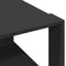 vidaXL - Salontafel - 51,5x51,5x30 - cm - bewerkt - hout - zwart