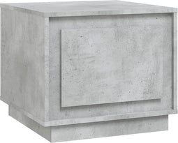 vidaXL - Salontafel - 51x50x44 - cm - bewerkt - hout - betongrijs