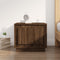 vidaXL - Salontafel - 51x50x44 - cm - bewerkt - hout - bruin - eikenkleur