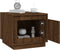 vidaXL - Salontafel - 51x50x44 - cm - bewerkt - hout - bruin - eikenkleur