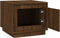 vidaXL - Salontafel - 51x50x44 - cm - bewerkt - hout - bruin - eikenkleur