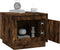 vidaXL - Salontafel - 51x50x44 - cm - bewerkt - hout - gerookt - eikenkleurig