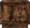 vidaXL - Salontafel - 51x50x44 - cm - bewerkt - hout - gerookt - eikenkleurig