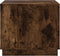 vidaXL - Salontafel - 51x50x44 - cm - bewerkt - hout - gerookt - eikenkleurig