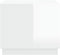 vidaXL - Salontafel - 51x50x44 - cm - bewerkt - hout - hoogglans - wit