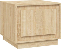 vidaXL - Salontafel - 51x50x44 - cm - bewerkt - hout - sonoma - eikenkleurig
