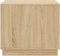 vidaXL - Salontafel - 51x50x44 - cm - bewerkt - hout - sonoma - eikenkleurig