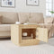 vidaXL - Salontafel - 51x50x44 - cm - bewerkt - hout - sonoma - eikenkleurig