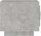 vidaXL - Salontafel - 51x50x45 - cm - bewerkt - hout - betongrijs