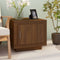 vidaXL - Salontafel - 51x50x45 - cm - bewerkt - hout - bruin - eikenkleur