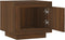 vidaXL - Salontafel - 51x50x45 - cm - bewerkt - hout - bruin - eikenkleur