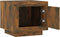 vidaXL - Salontafel - 51x50x45 - cm - bewerkt - hout - gerookt - eikenkleurig