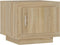 vidaXL - Salontafel - 51x50x45 - cm - bewerkt - hout - sonoma - eikenkleurig