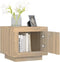 vidaXL - Salontafel - 51x50x45 - cm - bewerkt - hout - sonoma - eikenkleurig
