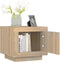 vidaXL - Salontafel - 51x50x45 - cm - bewerkt - hout - sonoma - eikenkleurig