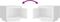 vidaXL - Salontafel - 51x50x45 - cm - bewerkt - hout - wit