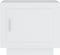 vidaXL - Salontafel - 51x50x45 - cm - bewerkt - hout - wit