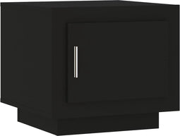 vidaXL - Salontafel - 51x50x45 - cm - bewerkt - hout - zwart