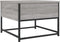 vidaXL - Salontafel - 51x51x40 - cm - bewerkt - hout - grijs - sonoma - eikenkleurig