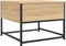 vidaXL - Salontafel - 51x51x40 - cm - bewerkt - hout - sonoma - eikenkleurig