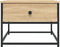 vidaXL - Salontafel - 51x51x40 - cm - bewerkt - hout - sonoma - eikenkleurig