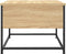 vidaXL - Salontafel - 51x51x40 - cm - bewerkt - hout - sonoma - eikenkleurig