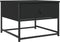 vidaXL - Salontafel - 51x51x40 - cm - bewerkt - hout - zwart