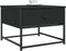 vidaXL - Salontafel - 51x51x40 - cm - bewerkt - hout - zwart