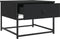 vidaXL - Salontafel - 51x51x40 - cm - bewerkt - hout - zwart