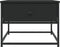 vidaXL - Salontafel - 51x51x40 - cm - bewerkt - hout - zwart