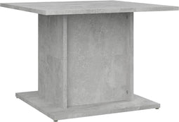 vidaXL - Salontafel - 55,5x55,5x40 - cm - bewerkt - hout - betongrijs