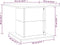 vidaXL - Salontafel - 55,5x55,5x40 - cm - bewerkt - hout - betongrijs