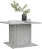 vidaXL - Salontafel - 55,5x55,5x40 - cm - bewerkt - hout - betongrijs