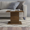 vidaXL - Salontafel - 55,5x55,5x40 - cm - bewerkt - hout - bruin - eikenkleur