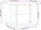 vidaXL - Salontafel - 55,5x55,5x40 - cm - bewerkt - hout - gerookt - eikenkleurig
