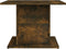 vidaXL - Salontafel - 55,5x55,5x40 - cm - bewerkt - hout - gerookt - eikenkleurig