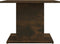 vidaXL - Salontafel - 55,5x55,5x40 - cm - bewerkt - hout - gerookt - eikenkleurig